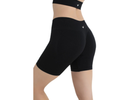 Dames Korte Sportbroek WOOSTER® - Shape & Liftend Effect - Zwart