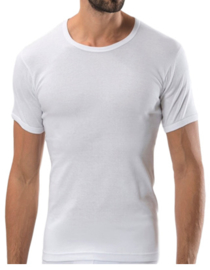 Bonanza Basic T-shirt - O-neck - 100% katoen - Wit