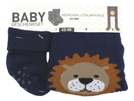 Maillot en anti-slip sokken - Baby geschenkset - Leeuw