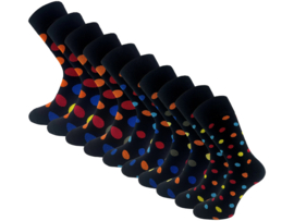 10 paar sokken - SQOTTON® - Fun - Dots
