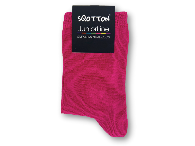 Meisjessok - Katoen - SQOTTON® - Fuchsia