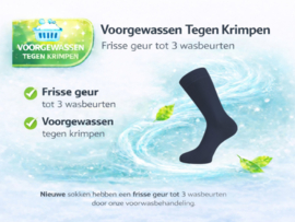 3 paar Basic Herensokken - Naadloos - Marineblauw