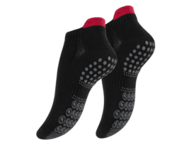3 Paar STARK SOUL® Yoga sokken met antislipzool - Zwart