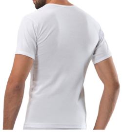 Bonanza Basic T-shirt - O-neck - 100% katoen - Wit
