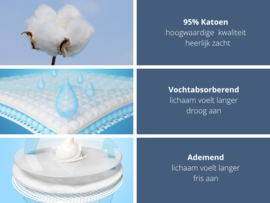 Heren boxershorts - SQOTTON® - 10 stuks - Basic mix