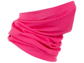 Multifunctioneel Nekwarmer met ademende mesh-voering - Roze