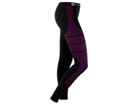 Thermo sportlegging - Seamless - Quick Dry - Zwart-Roze