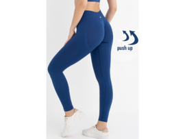 Dames Sportlegging WOOSTER® - Shape & Liftend Effect - Blauw