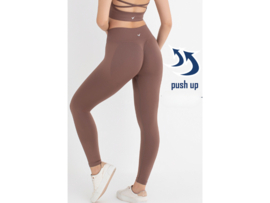 Dames Sportlegging WOOSTER® - Shape & Liftend Effect - Bruin