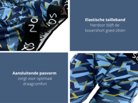 Boxershort - SQOTTON® - Cool - Blauw