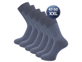 6 paar Herensokken - First-Class - Naadloos - XXL - Jeans