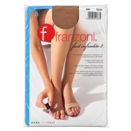 3 stuks teenloze panty's - 8 denier - Naturel