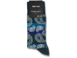 SQOTTON® - Naadloze sokken - Paisley