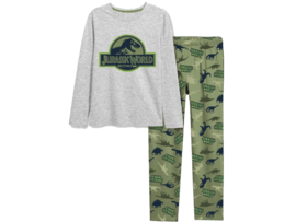Jongens Pyjama - Jurassic World - Grijs/Groen