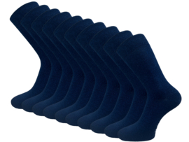 10 paar Basic Sokken - VANSENZO® - Marineblauw
