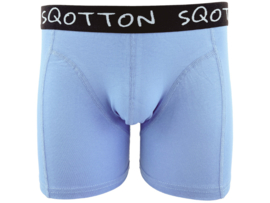 Boxershort - SQOTTON® - Basic - Retro Blauw