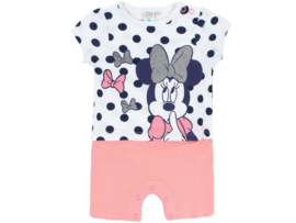 Minnie Mouse - Baby romper boxpakje - 100% Katoen - Wit/Roze