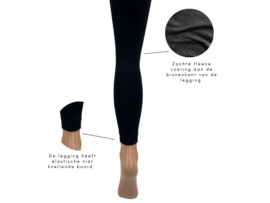 3 stuks Thermo leggings - Zwart