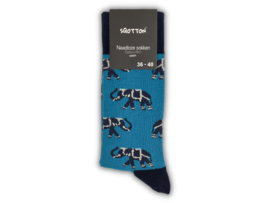 SQOTTON® - Naadloze sokken - Olifant