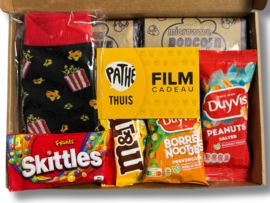 Film cadeaupakket - Pathé thuis - snacks - sokken