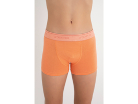 3-Pack WOOSTER® Jongens Boxershorts - Zwart-Wit-Zalmoranje