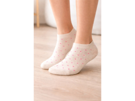 12 paar Dames sneakersokken - Soft Mix - Little Dots