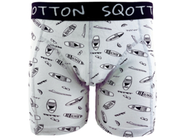 Boxershort - SQOTTON® - Beach - Grijs