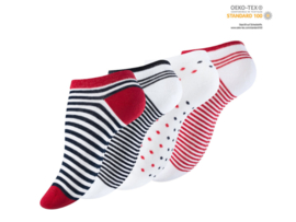 8 paar Dames sneakersokken - Miss Sailor