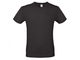 Heren American T-shirt - Ronde hals - Black