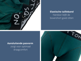 Boxershort - SQOTTON® - Basic - Groen