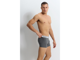3-Pack WOOSTER® Heren Boxershorts - Zwart-Grijs-Antraciet