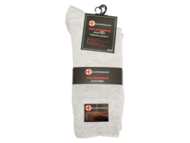 3 paar diabetes sokken - Drukvrije boord - Beige/Grijs Melange