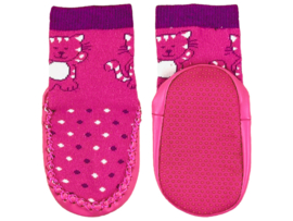 Baby Slofjes - Meisjes Pantoffels - Katjes - Roze