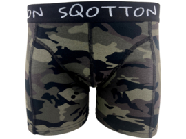 Boxershort - SQOTTON® - Camouflage - Kaki