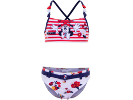 Meisjes Bikini - Minnie Mouse - Flower - Rood/Wit