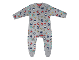 Baby romper boxpakje - Superhelden - Katoen - Grijs