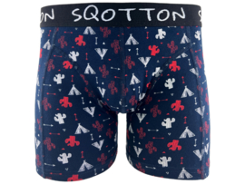 Boxershort - SQOTTON® - Wigwam - Zwart