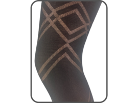 Panty - Ruit/Zigzag - Zwart