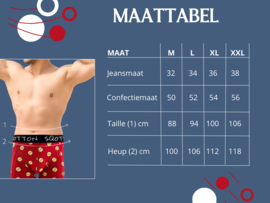 Boxershort - SQOTTON® - Bliksem - Rood