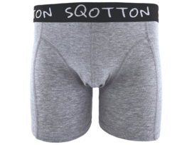 Boxershort - SQOTTON® - Basic - Grijs