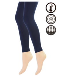 Thermo legging - marineblauw