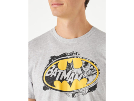 Heren Shortama - Pyjama - Katoen - Batman - Grijs/Zwart