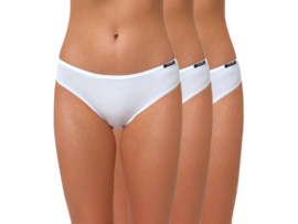 3 stuks dames slips Low Waist Wit