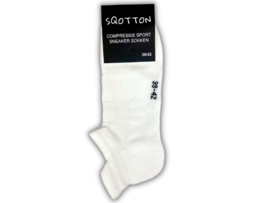 Compressie Hardloop Sneakersok - Off-white