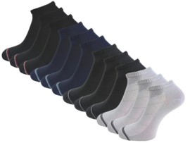 12 paar Heren sneakersokken - Active Mix - Basic colors