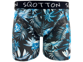 Boxershort - SQOTTON® - Jungle - Antraciet