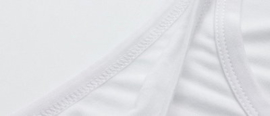 5 stuks Bonanza hemd - Regular - 100% katoen - wit