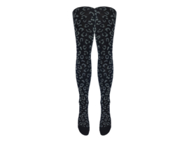 Kindermaillot - Panterprint - Zwart-Grijs