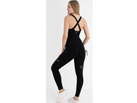 Dames Sport Jumpsuit WOOSTER® - Shape & Liftend Effect - Zwart