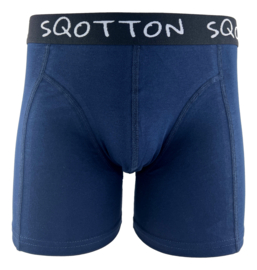 Boxershort - SQOTTON® - Basic - Marineblauw